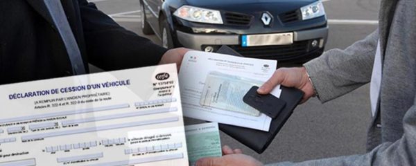 déclaration de cession d’un véhicule